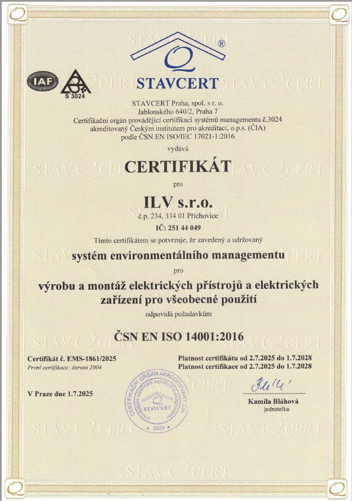 ILV s.r.o. Značka kvality!